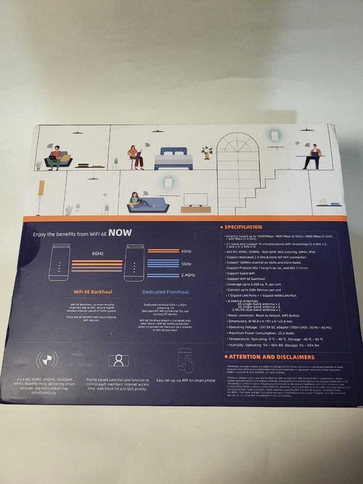 Dynalink AXE10200 mesh Wifi6E system