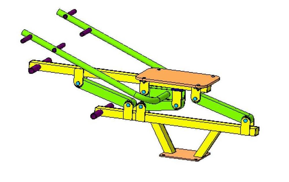 Для детских спортивных площадок тренажёры KiF