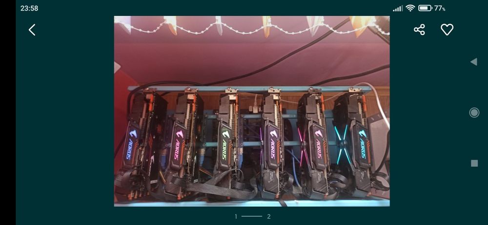 RIG Aorus 1080TI 6 бр.