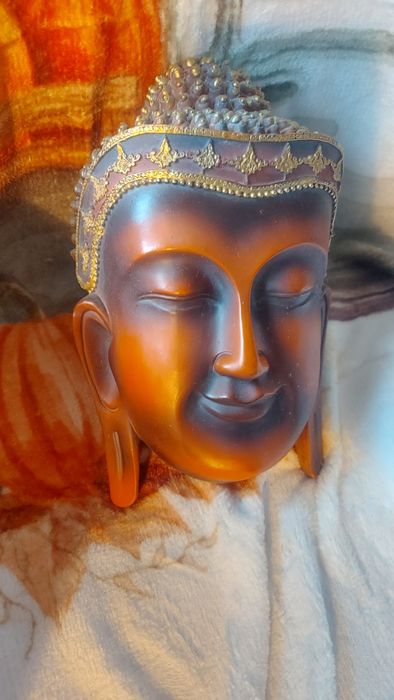 гипсова маска декорация за стена Буда