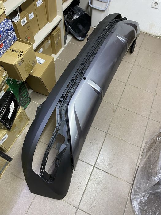 Бампер задний Hyundai Tucson 2024 с накладкой оригинал