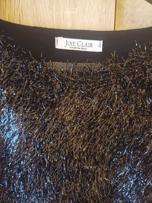 Италианска черна рокля-ХЛ размер