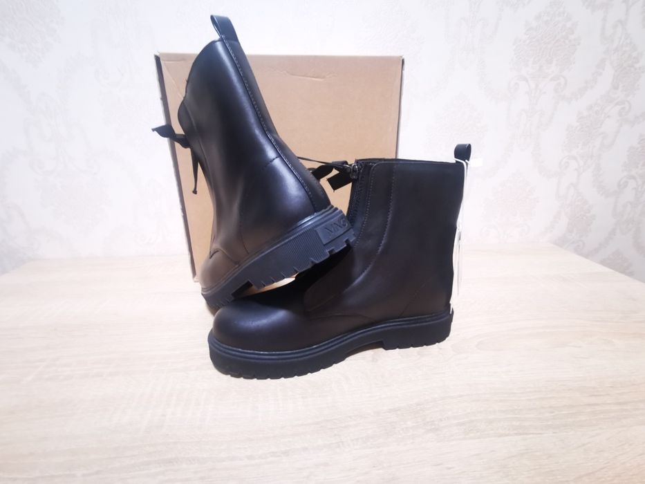 Botine Mango din piele,noi cu etichetă mărimea 38