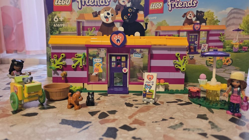 Lego friends 41699 cafeneaua de la magazinul de adopție al animalelor