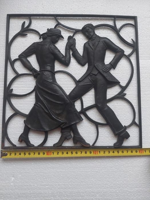 Ornamente metal ambutisat, tablou, decoratiune Buderus