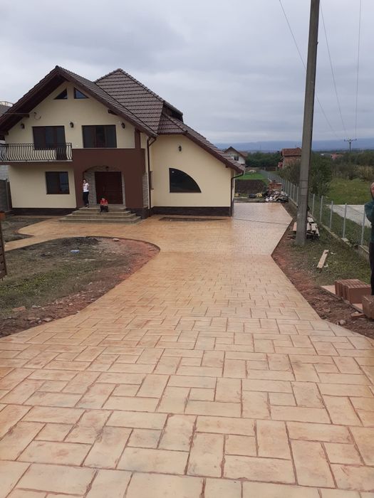 Beton Amprentat, Beton elicopterizat,100 lei/mp (fără beton și plasă)