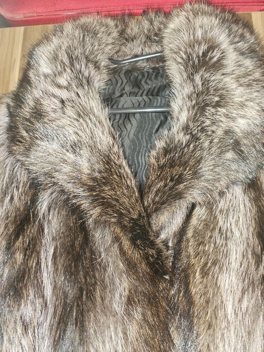 Палта естествен косъм визон