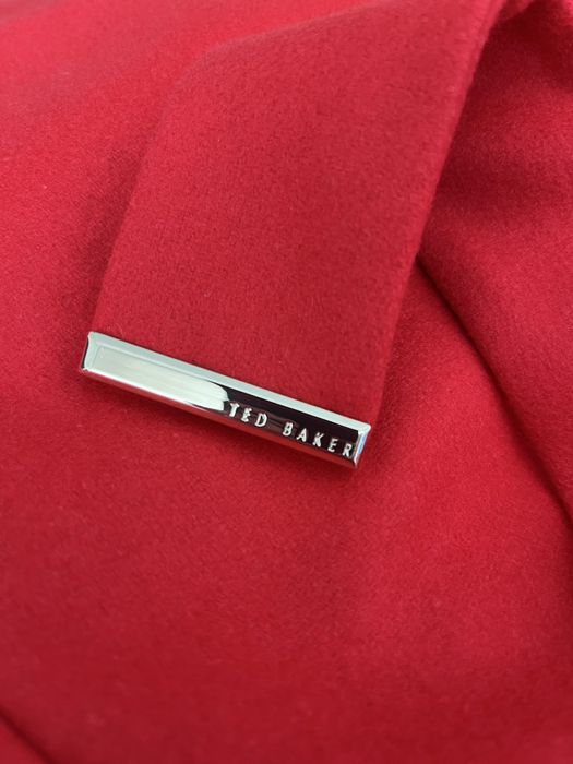 Palton lung roșu Ted Baker