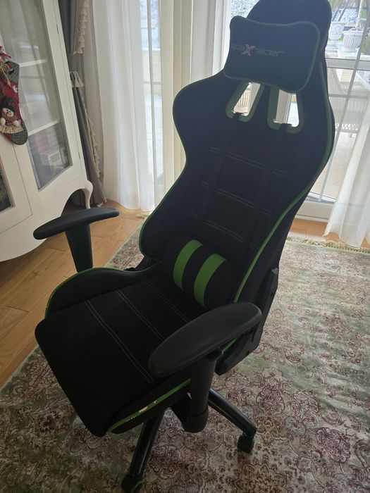 Scaun gaming LAMBJERG negru/verde