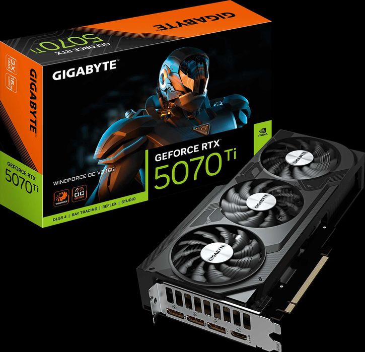 Gigabyte Windforce RTX 5070 Ti 16GB — игровой топ для 2K/4K