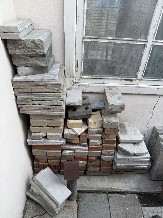 Кирпич, плитка, поребрик лом, неликвид