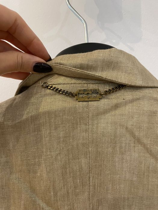 Sacou auriu RICHMOND 99% lână mărime IT 46 (M-L)