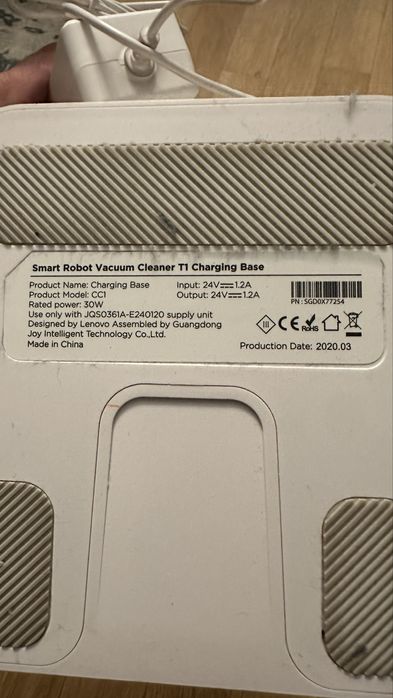 Прахосмукачка робот Lenovo T1 за части – с НОВА БАТЕРИЯ и LDS лазер