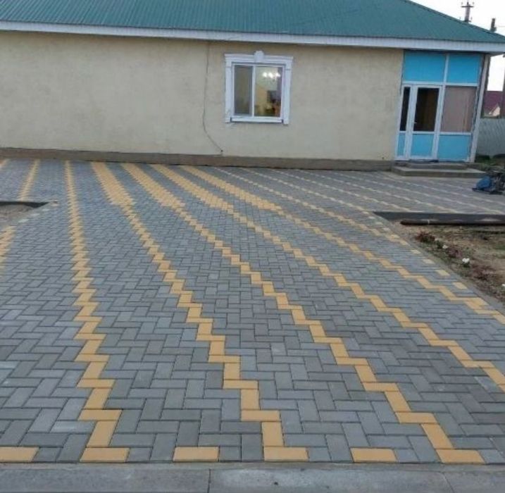Укладка брусчатка