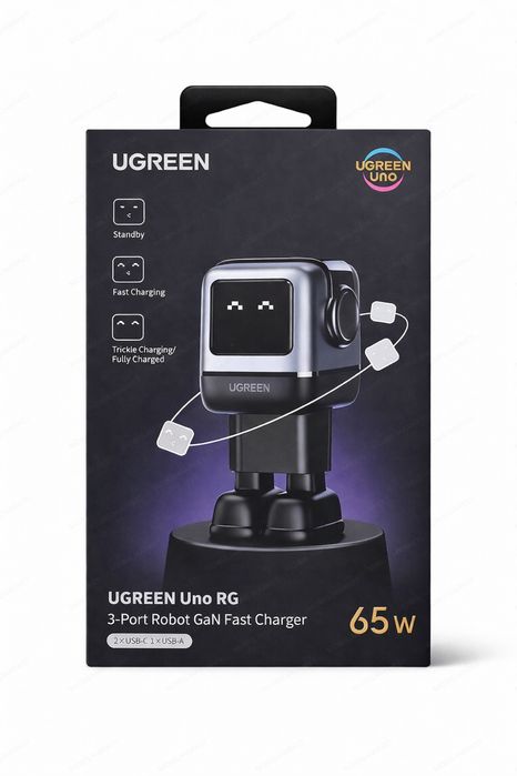 UGREEN CD361 Nexode RG 65W GaN 2C+U For Laptop/Macbook/Ultrabook