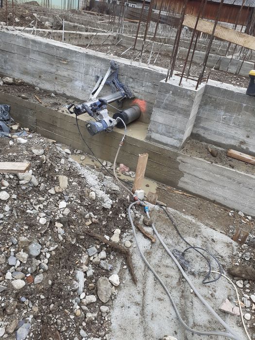 Gauri prin carotare in santier(sursa propie de energie)