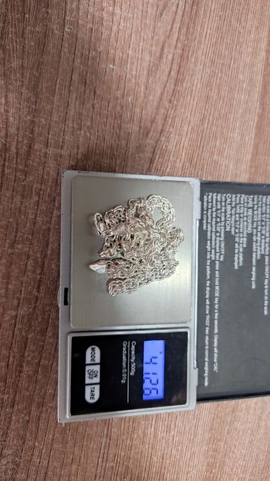 Цепи серебро б/у после полировки