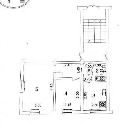 Срочно продается 2/1/5 в Мирабадском районе на Болгарке 40м2 под офис