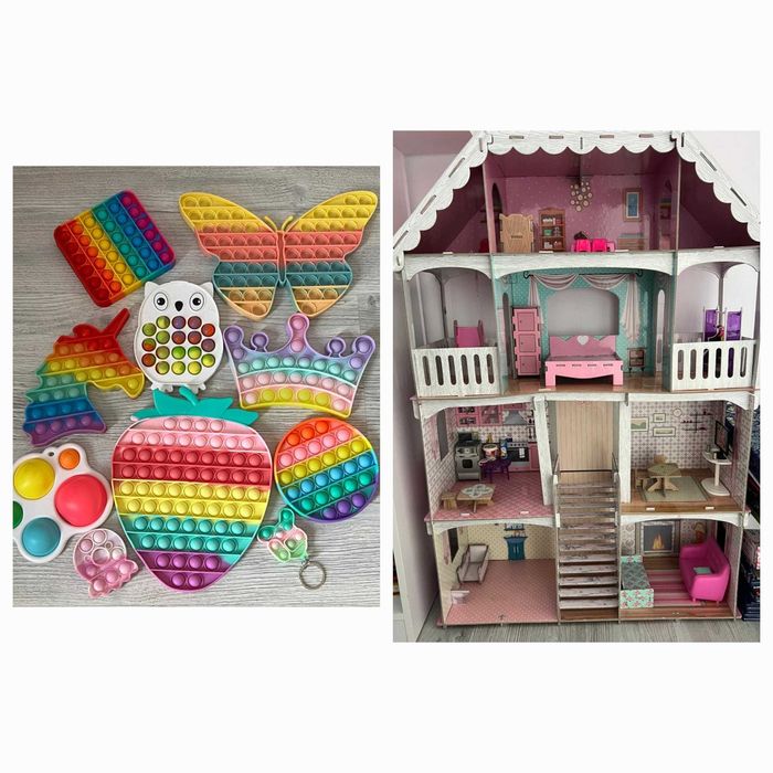Jucarii pentru fetite 3-8 ani, Barbie, Pony, Lego,LOL, Avion, Chitara