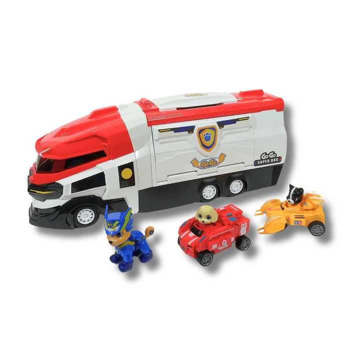 Пес Патрул Камион Елитни Кученца – 44см с Ефекти и Коли