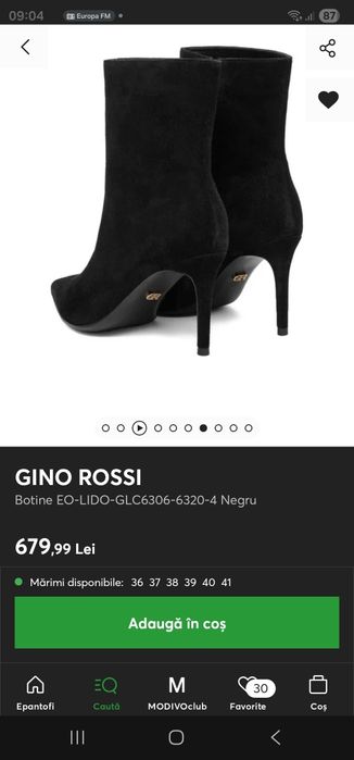 Botine piele gino rossi noi