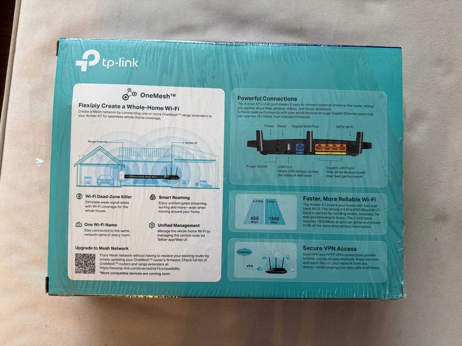 Рутер TP-Link Archer A7 AC1750