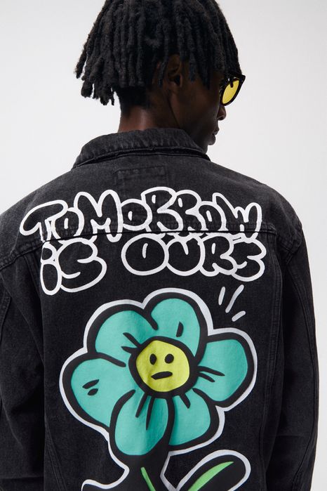 Geaca denim/blugi ZARA marimea L