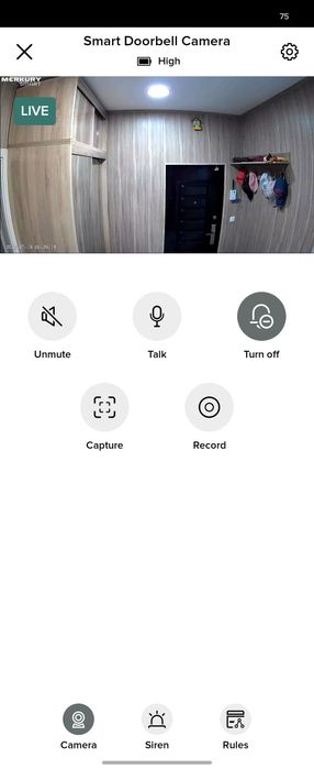 Продам как новый Merkury Smart Doorbell Camera!