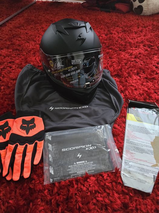 Casca Scorpion EXO 520 EVO AIR SOLID Matt Black M