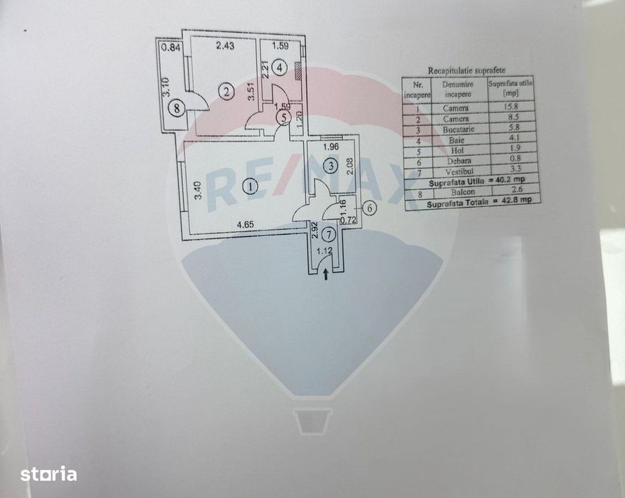 Apartament cu 2 camere de vânzare în zona Brancoveanu