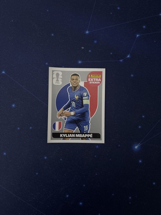 Vand stiker panini extra sticker kylian mbappe  wc2026
