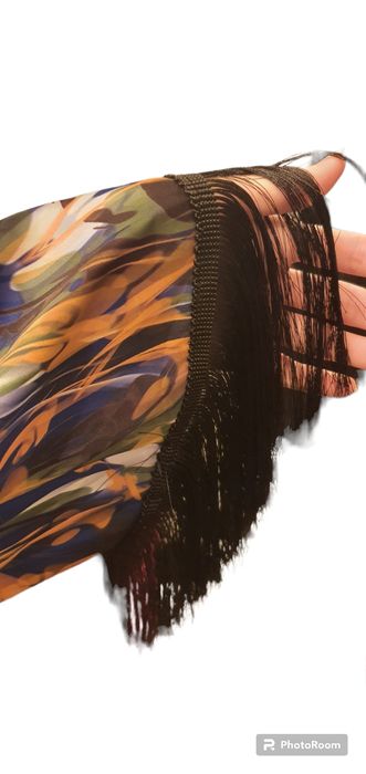 Rochie cocktail cu franjuri xS