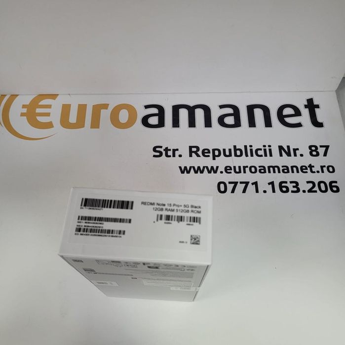 Telefon Mobil Xiaomi REDMI Note 15 Pro+, 12GB RAM, 512GB, 5G, -G-