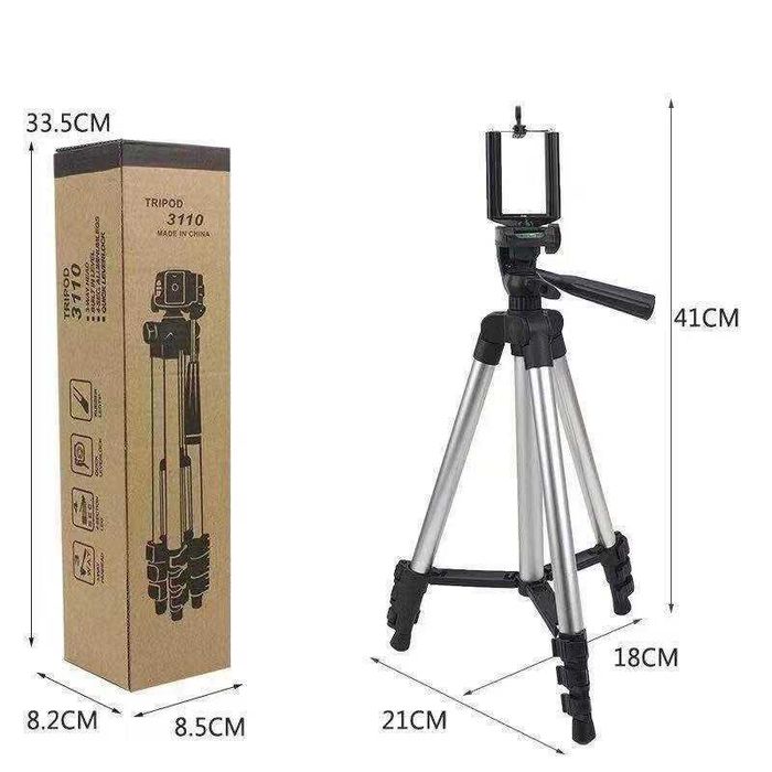 Статив/Трипод Tripod 3110 до 1.02м с държач за телефон