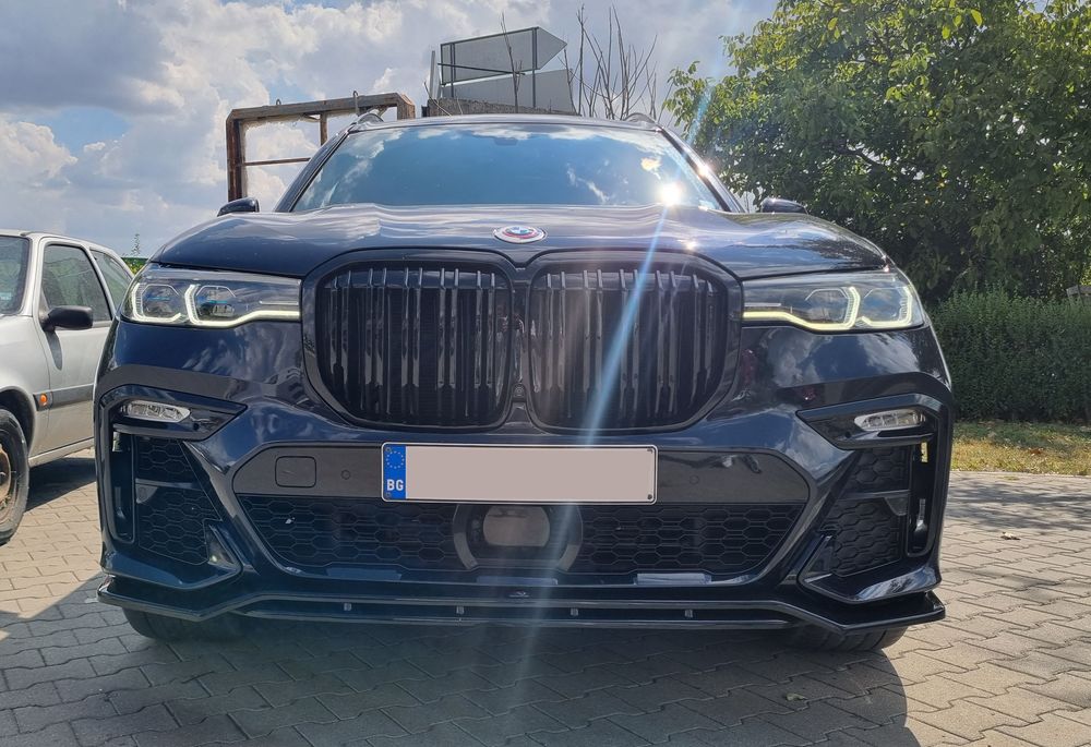 Спойлер за предна броня Maxton design за BMW X7 G07 (2019-2022)