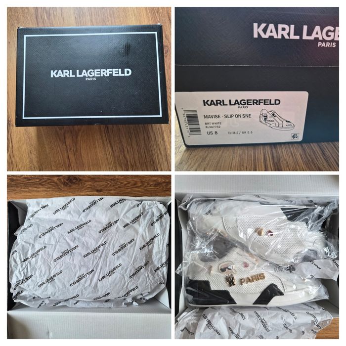 Karl Lagerfeld оригинални сникърси с пинове