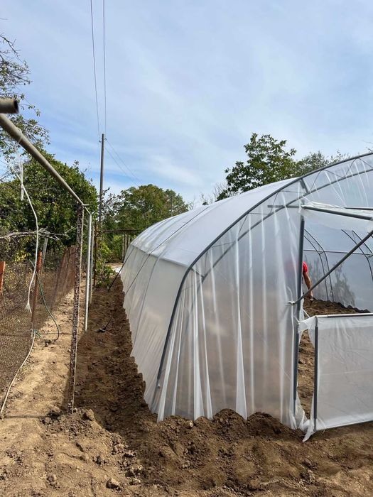 ОРАНЖЕРИИ -Българско производство,”Тунелен тип”-6м ширина оранжерия