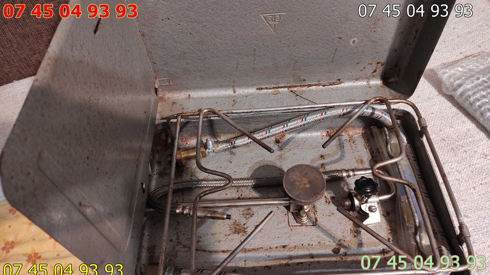 aragaz PORTABIL camping 2 BUTELII si cutie camping