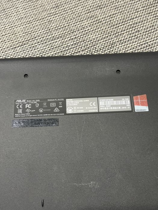 Laptop ASUS X540L – Intel Core i3 / 4GB RAM / 500GB HDD / 15.6”