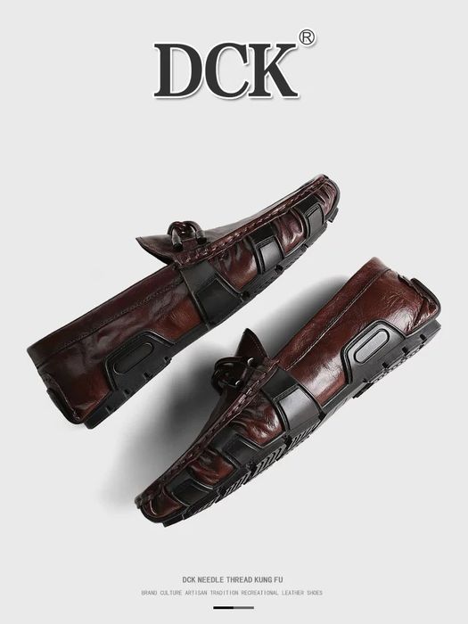 Кожаные макасины DCK