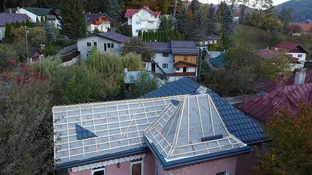 Montaj tigla metalica acoperis