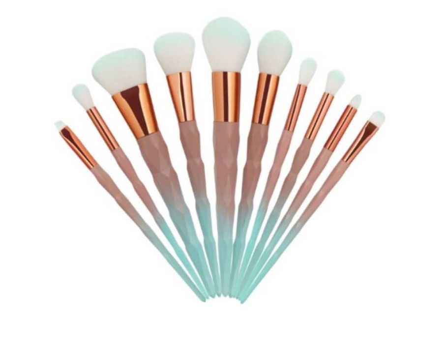 Комплект 10 броя четки за грим