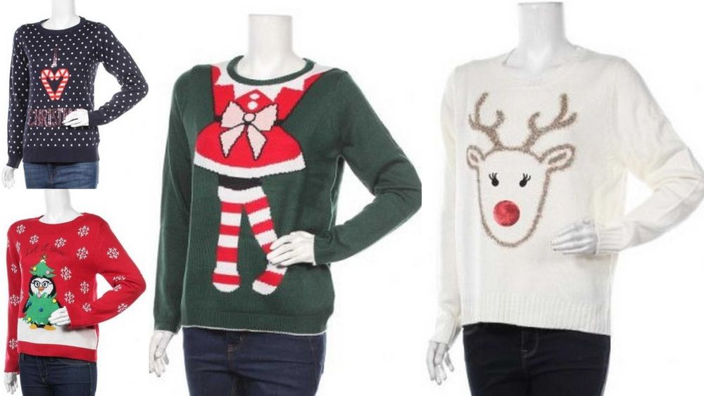Дамски Коледен пуловер "M" 25-30 лв.