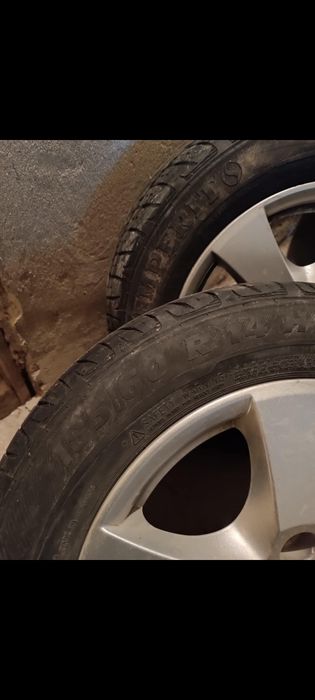 Ляти джанти  с летни гуми за шкода