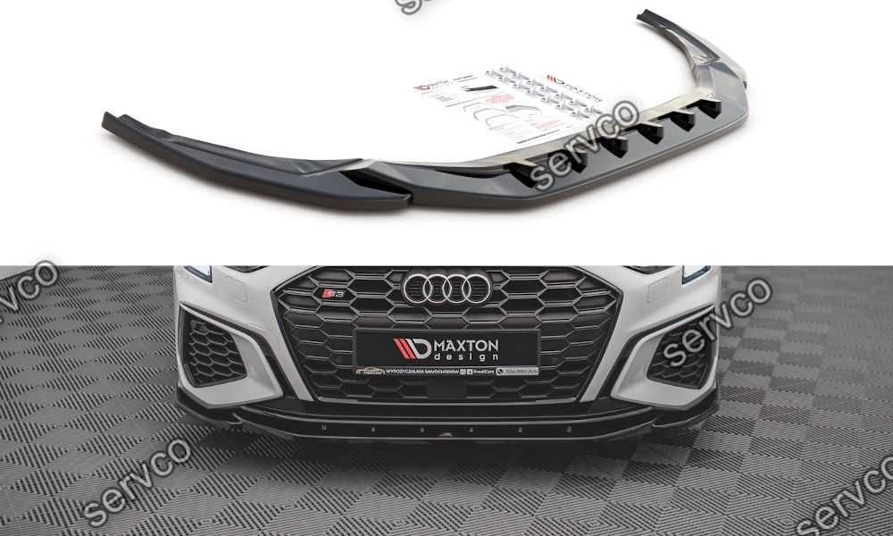 Prelungire splitter bara fata Audi S3 A3 S-Line 8Y 2020- v4 - Maxton Design