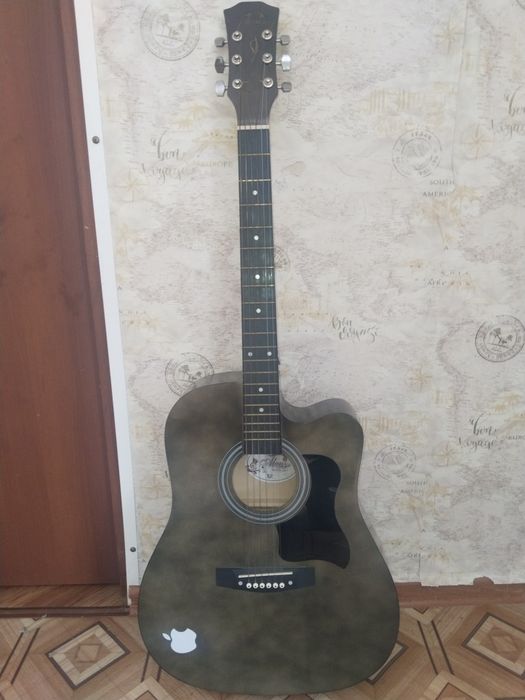 Продам гитару с чехлом