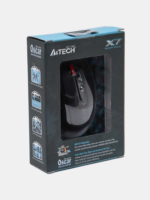 продам новый A4TECH X-710MK OSCAR MINI игровой мышь/5 режимов разреш.