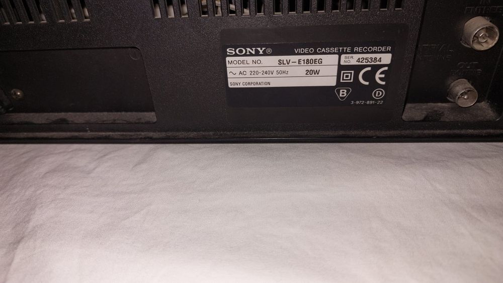 Video Cassette Recorder Sony SLV-E180EG