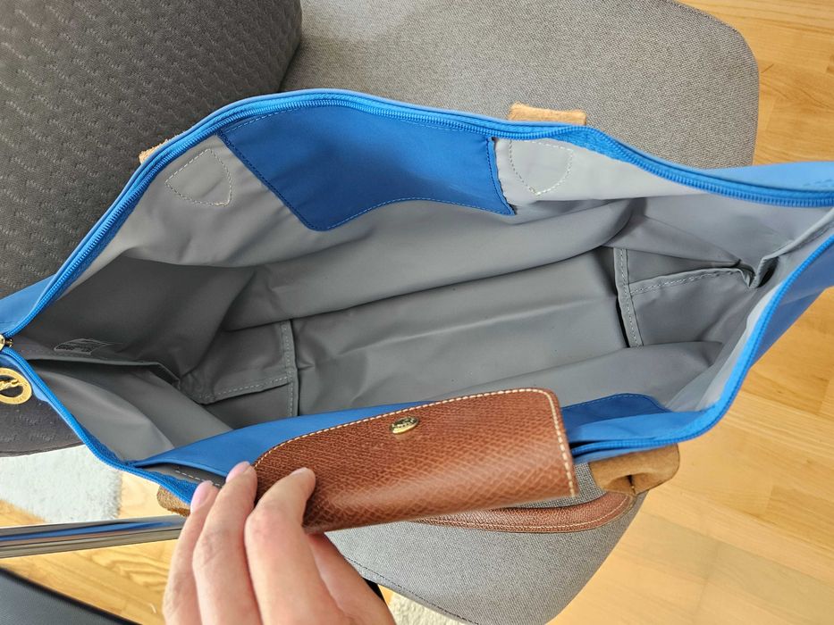 Geanta Longchamp Le Pliage L - Cornflower blue