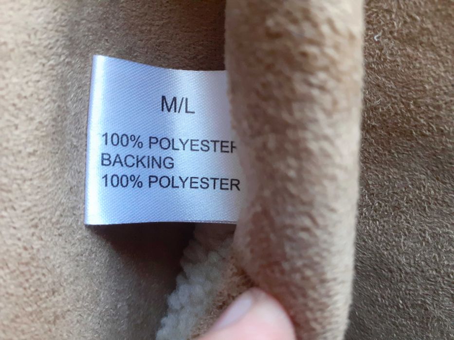 Vestă damă DavidBarry blaniță sintetică buzunare M L cojoc femei haină